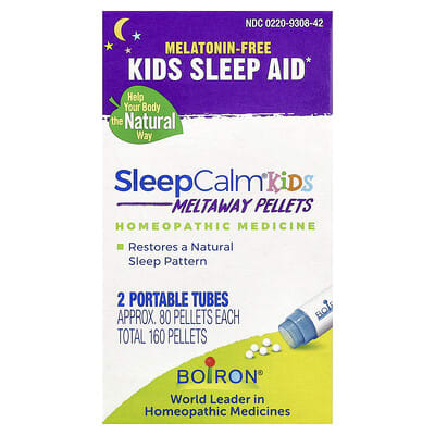 SleepCalm® Kids, 2 Portable Tubes, 80 Pellets Each