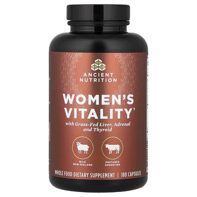 Ancient Nutrition Женский Vitality, 180 Capsules