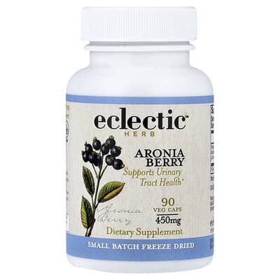 Aronia Berry, Supports Urinary Tract Health, 90 Veg Caps (450 mg per Capsule)