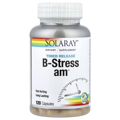 Timed Release B-Stress AM™, 120 Capsules