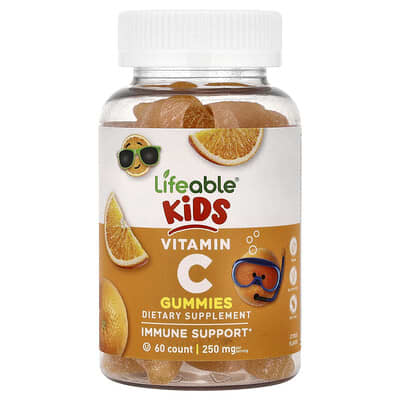 Kids, Vitamin C Gummies, Citrus, 60 Gummies