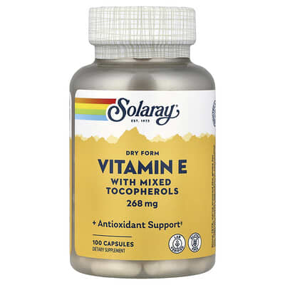 Vitamin E with Mixed Tocopherols, 268 mg, 100 Capsules