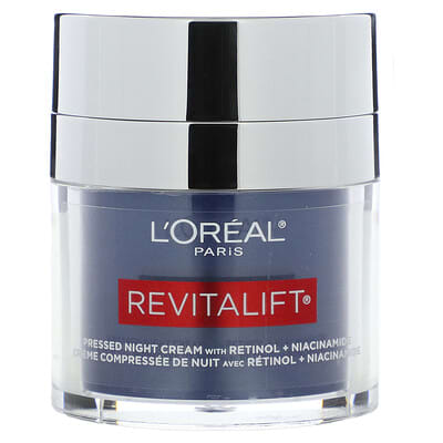 Revitalift, Pressed Night Cream with Retinol + Niacinamide, Fragrance Free, 1.7 oz (48 g)