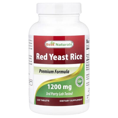 Red Yeast Rice, 1,200 mg, 120 Tablets