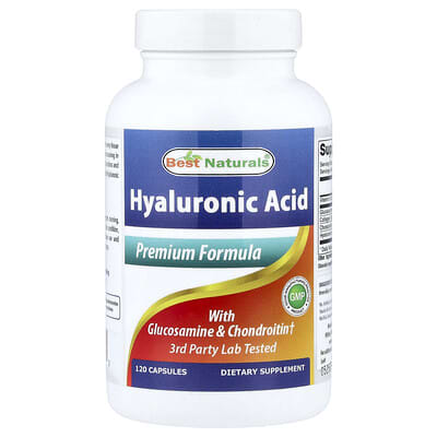 Hyaluronic Acid With Glucosamine & Chondroitin, 120 Capsules