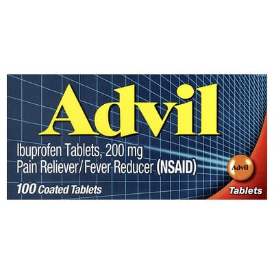 Ибупрофен, 200 mg, 100 покрытых таблеток