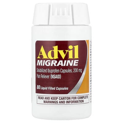 Advil от мигрени, 80 жидких капсул