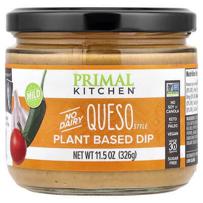 Plant Based Dip, Mild, Queso Style, 11.5 oz (326 g)