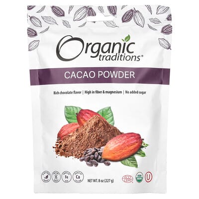 Суперфуд, порошок какао, 8 oz (227 g)