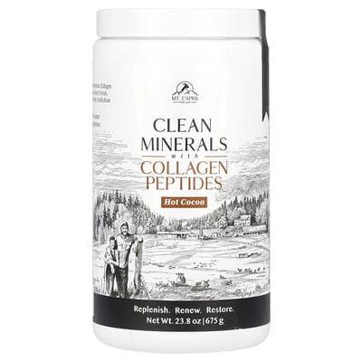 Clean Minerals with Collagen Peptides, Hot Cocoa, 23.8 oz (675 g)