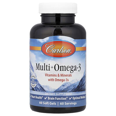 Multi + Omega-3, 60 мягких капсул