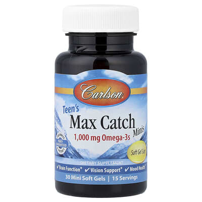 Teen's Max Catch Minis, 30 Mini Soft Gels