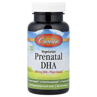 Вегетарианский пренатальный DHA, 60 Vegetarian Soft Gels