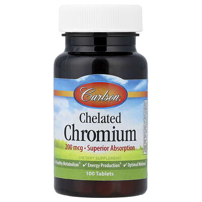 Chelated Chromium, 100 Tablets