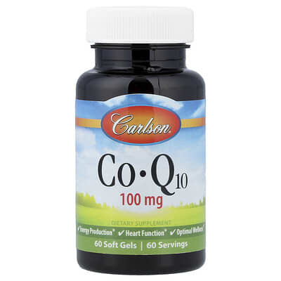 CoQ10, 100 mg, 60 Soft Gels