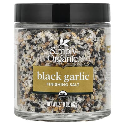 Black Garlic, Finishing Salt, 2.19 oz (62 g)