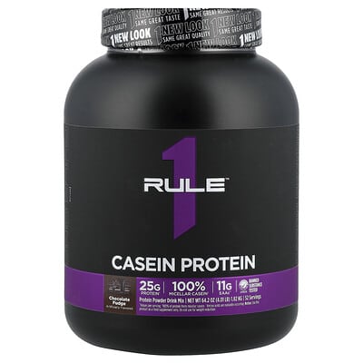 Casein Protein, Chocolate Fudge, 4.01 lb (1.82 kg)