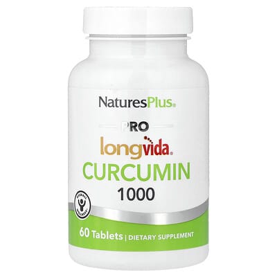 Pro Longvida® Optimized Curcumin® 1000, 1,000 mg, 60 Tablets