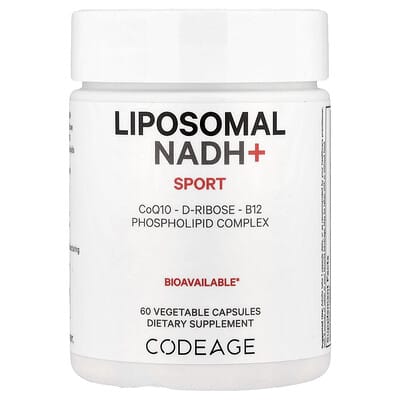 Sport, Liposomal NADH+, 60 Vegetable Capsules