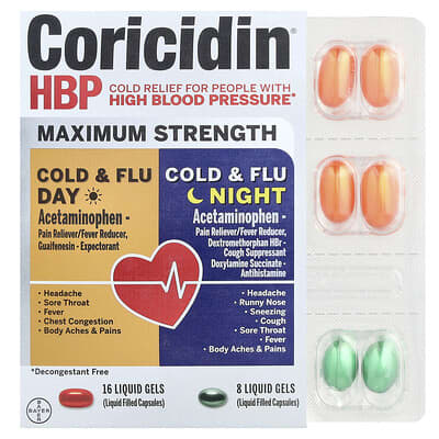 Cold & Flu Day and Night, 2 Bottles, 24 Liquid Gels