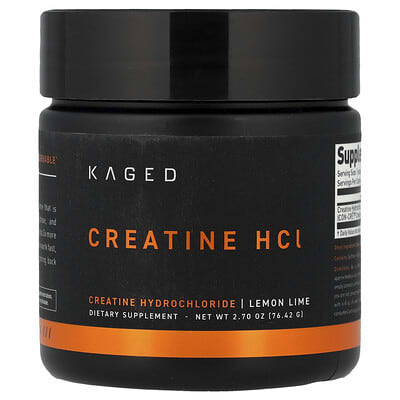 Креатин Kaged HCl, Lemon Lime, 76.42 g