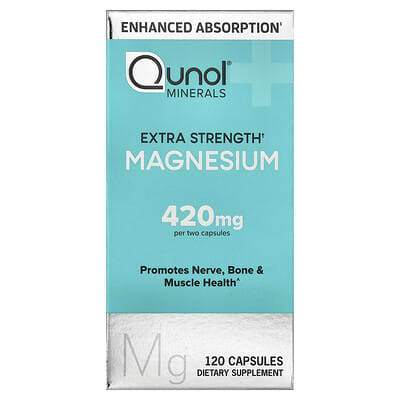 Magnesium, 120 Capsules (210 mg per Capsule)