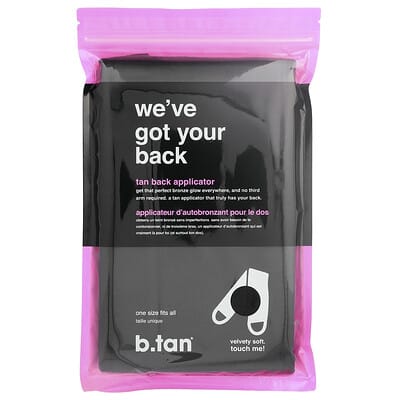 We've Got Your Back, Tan Back Applicator, Black, One Size Fits All, 1 Applicator
