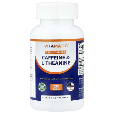 Caffeine & L-Theanine, 120 таблеток