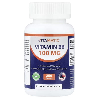 Vitamatic Витамин B6, 100 mg, 250 таблеток