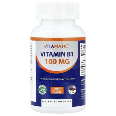 Vitamin B1, 100 mg, 250 Tablets