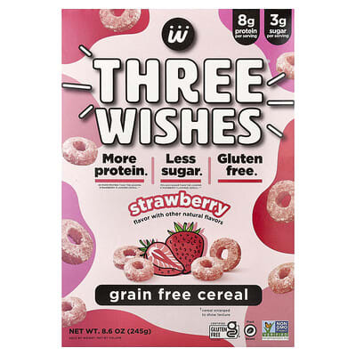 Grain Free Cereal, Strawberry, 8.6 oz (245 g)
