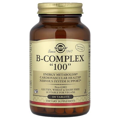 Solgar B-Complex "100", 100 таблеток