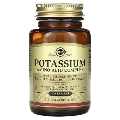 Potassium, Amino Acid Complex, 100 Tablets (99 mg per Tablet)