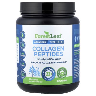 Collagen Peptides, Unflavored, 32 oz (908 g)