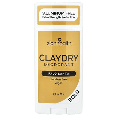 Дезодорант Claydry, Bold, Palo Santo, 2.8 oz (80 g)