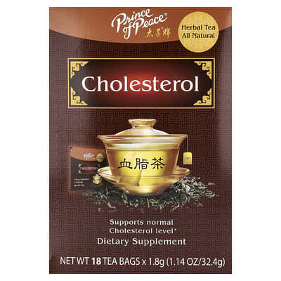 Herbal Tea, Cholesterol, 18 Tea Bags, 1.14 oz (32.4 g)