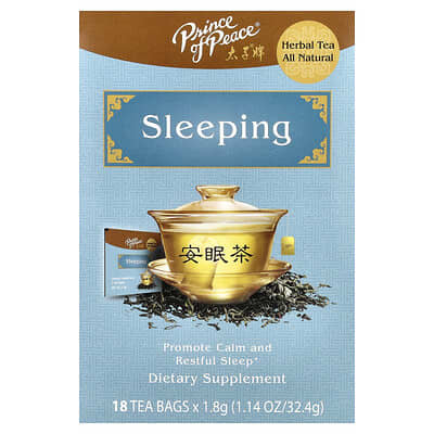 Травяной чай Prince of Peace Sleeping, 18 Tea Bags, 1.14 oz (32.4 g)