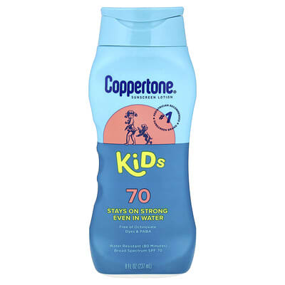 Kids, Sunscreen Lotion,  SPF 70, 8 fl oz (237 ml)