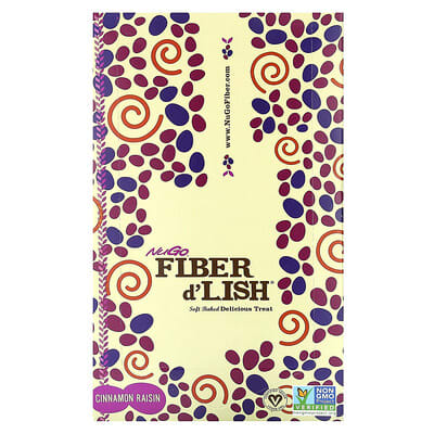 Fiber d'Lish®, Cinnamon Raisin, 16 Bars, 1.6 oz (45 g) Each
