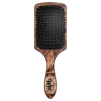 Argan Oil Smooth Style Paddle, Brown, 1 Brush