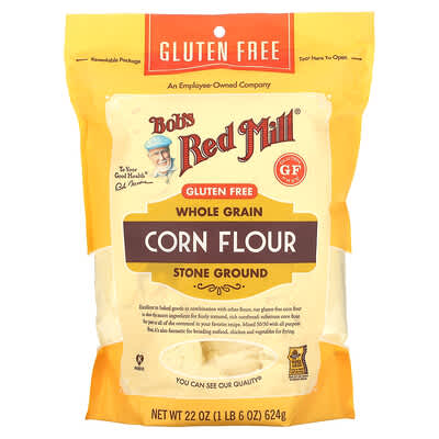 Gluten Free Corn Flour, Whole Grain, 1 lb 6 oz (624 g)