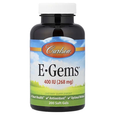 E-Gems®, 400 IU (268 mg), 200 Soft Gels