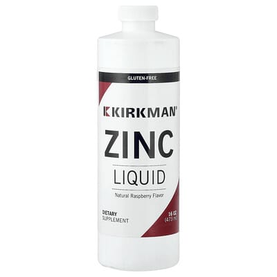 Zinc Liquid, Natural Raspberry, 16 oz (473 ml)