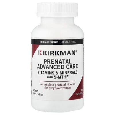 Kirkman Labs Prenatal Advanced Care, 120 капсул