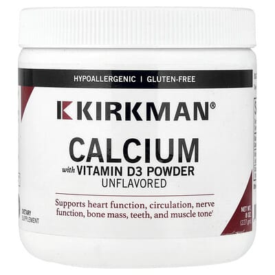 Порошок Calcium With Vitamin D3 Unflavored 8 oz (227 g)