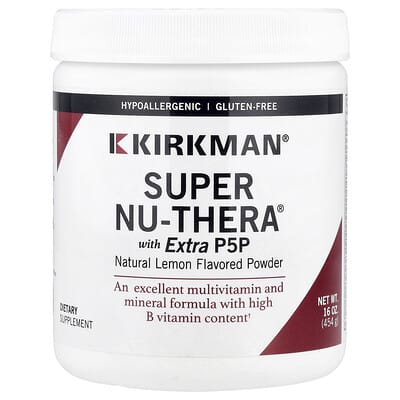 Super Nu-Thera® Powder With Extra P5P, Natural Lemon, 16 oz (454 gm)