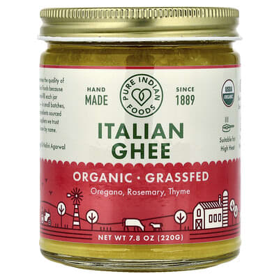 Organic Italian Ghee, 7.8 oz (220 g)