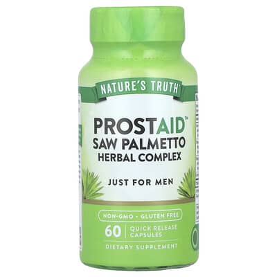 Травяной комплекс ProstAid™ Saw Palmetto, 60 капсул