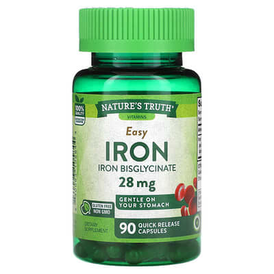 Easy Iron, 28 mg, 90 быстрорастворимых капсул