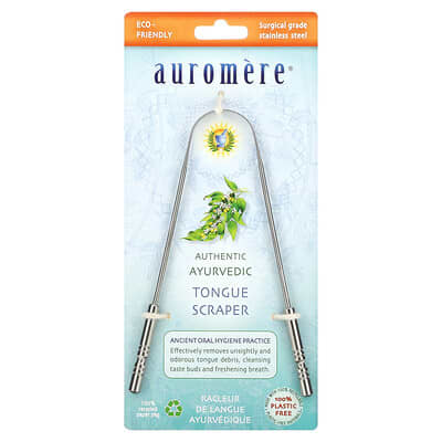 Аутентичная скребница для языка, Auromere, 1 шт